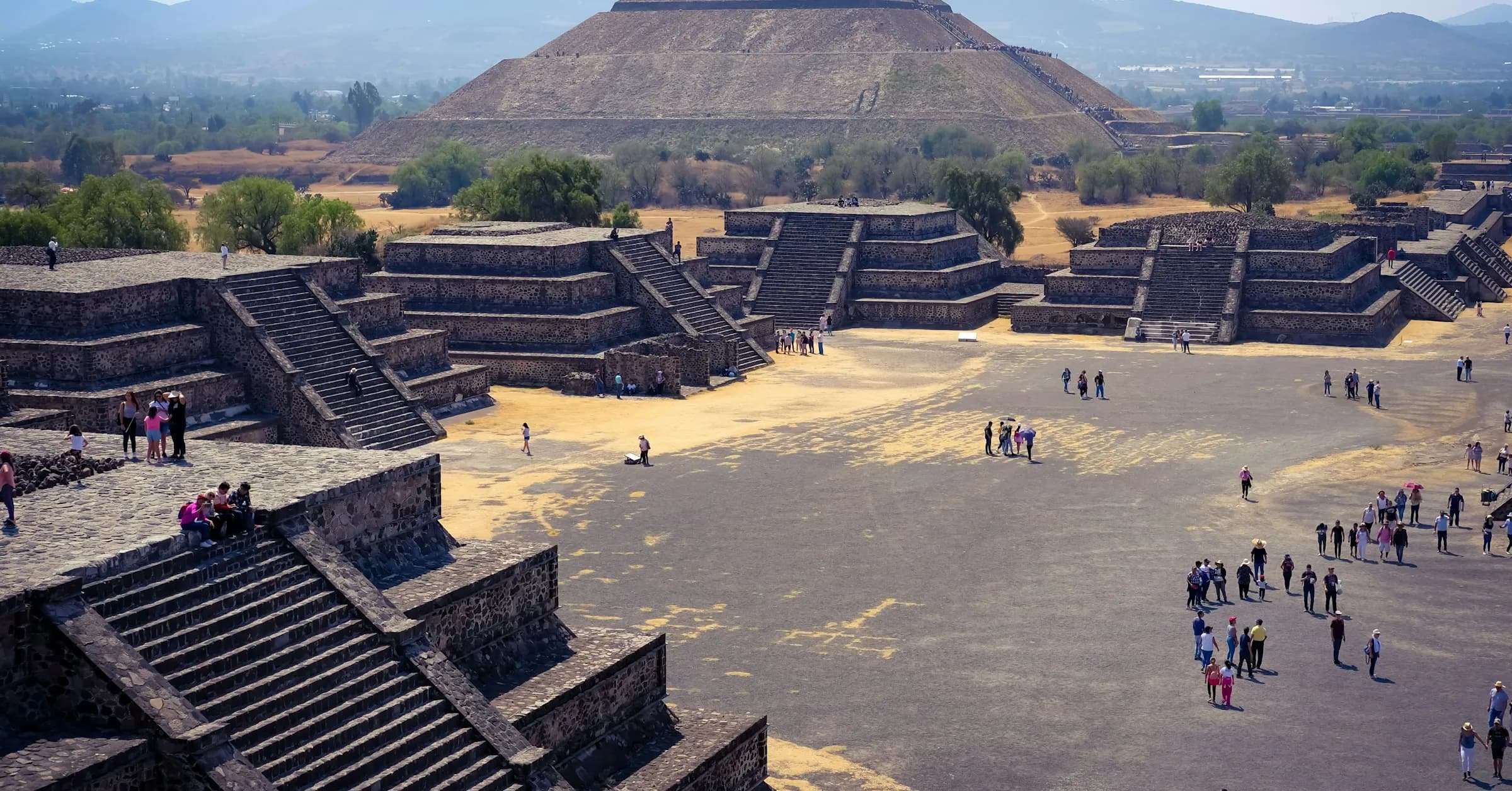 Day trips from Mexico City: the Avenue of the Dead and the Pyramid of the Sun at Teotihuacan